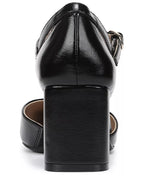 Naturalizer Women's Yasmin Mary Jane Pumps  Black Faux Leather Size 11W