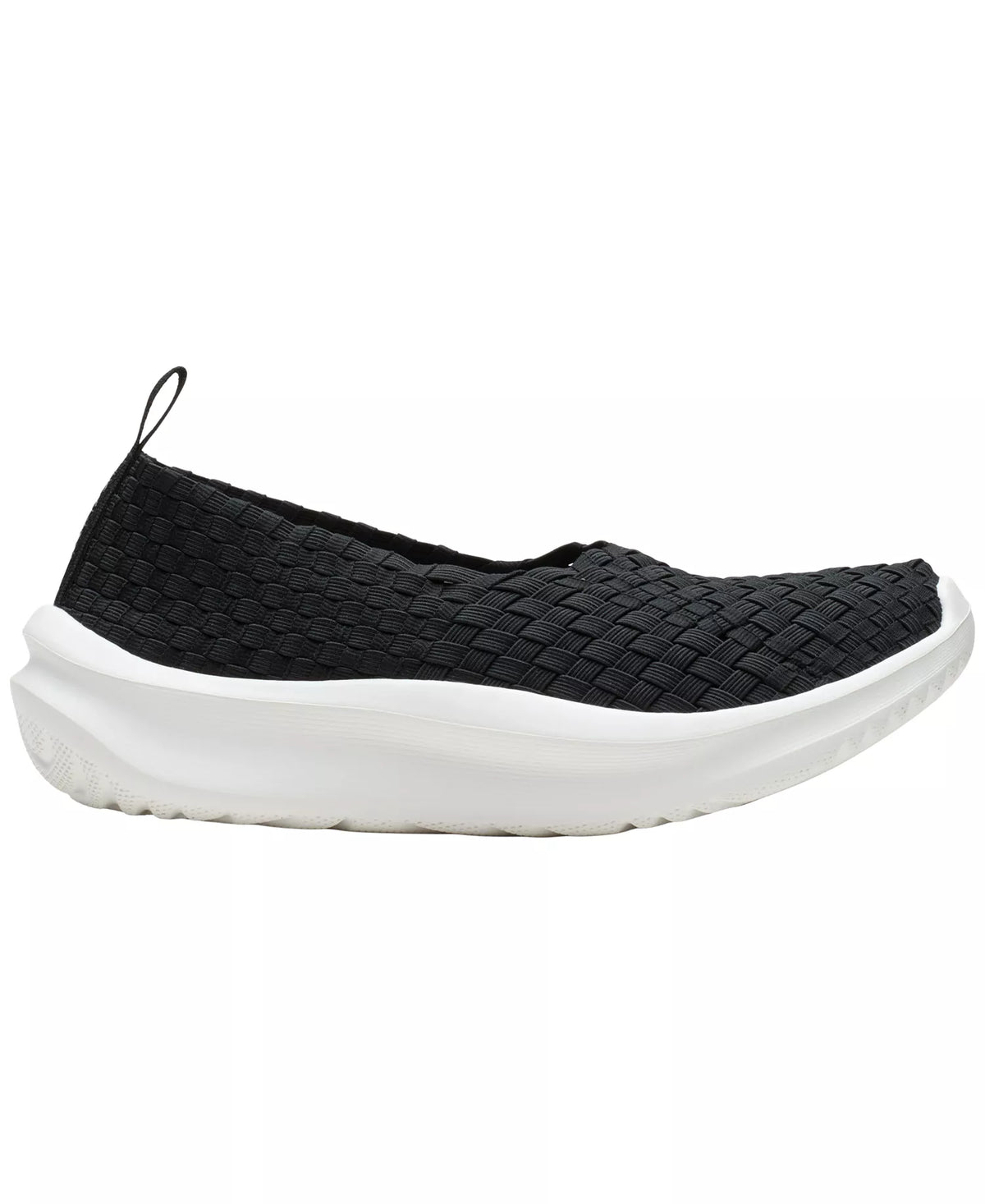 Clarks Women's Cloudsteppers Solevana Weave Slip On Sneakers  Black Size 9