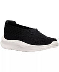 Clarks Women's Cloudsteppers Solevana Weave Slip On Sneakers  Black Size 9