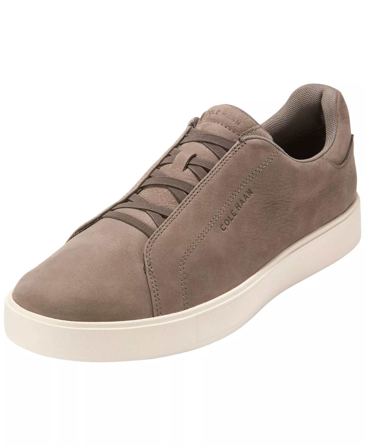 Cole Haan Men's GrandPrø Luxe Slip-on Sneakers  Truffle Nubuck Size 10