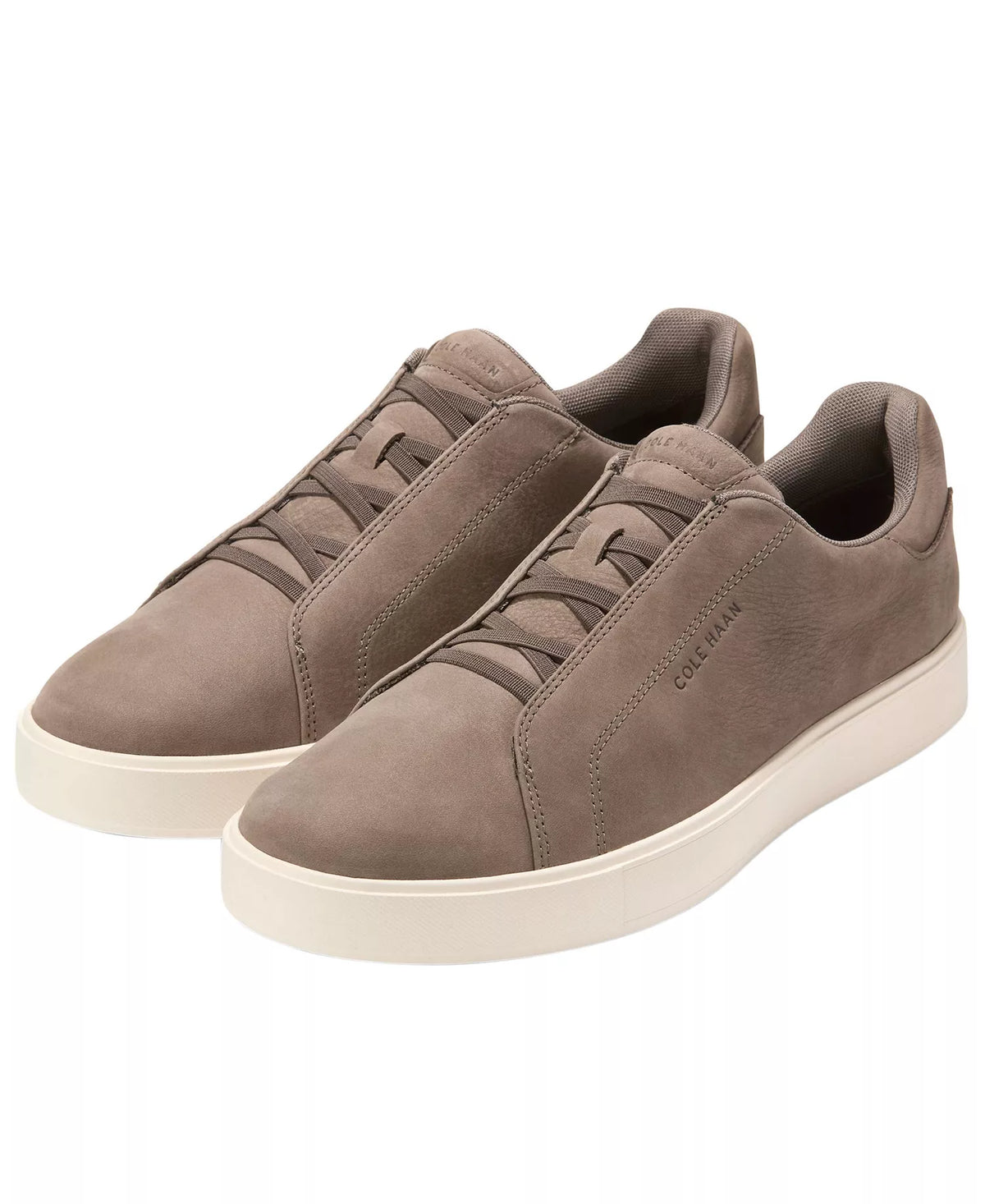Cole Haan Men's GrandPrø Luxe Slip-on Sneakers  Truffle Nubuck Size 10