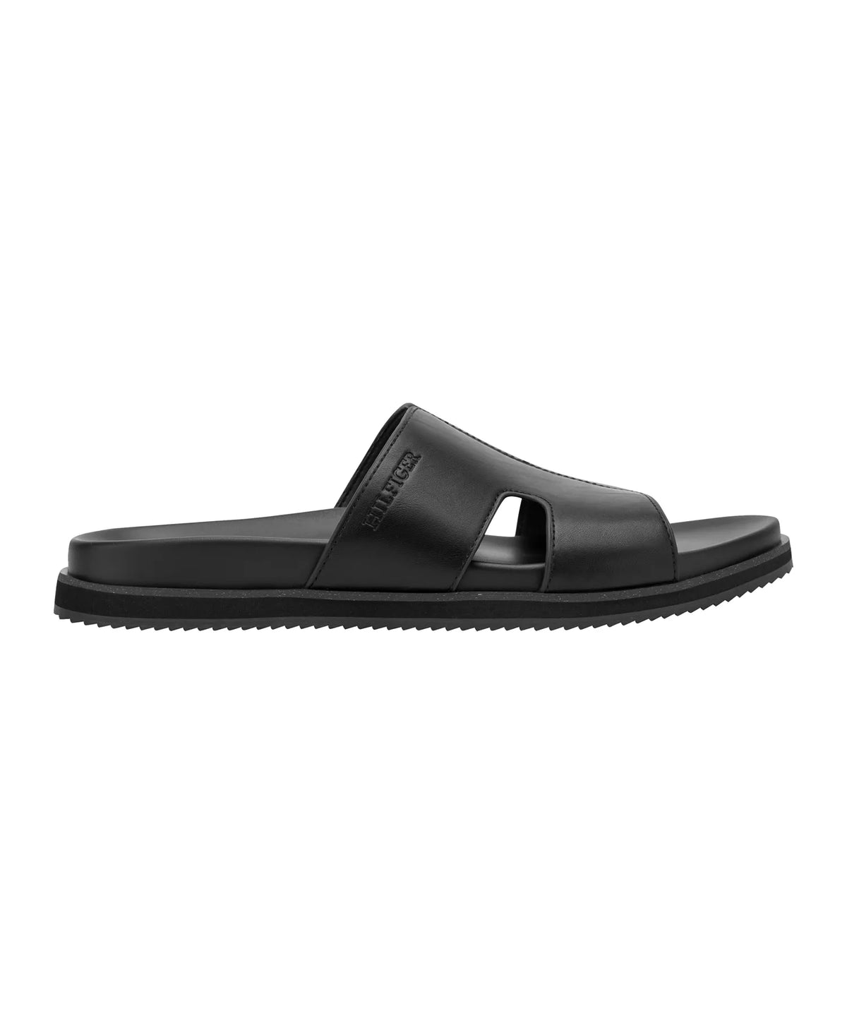 Tommy Hilfiger Men's Welch Slide Sandals  Black Size 13