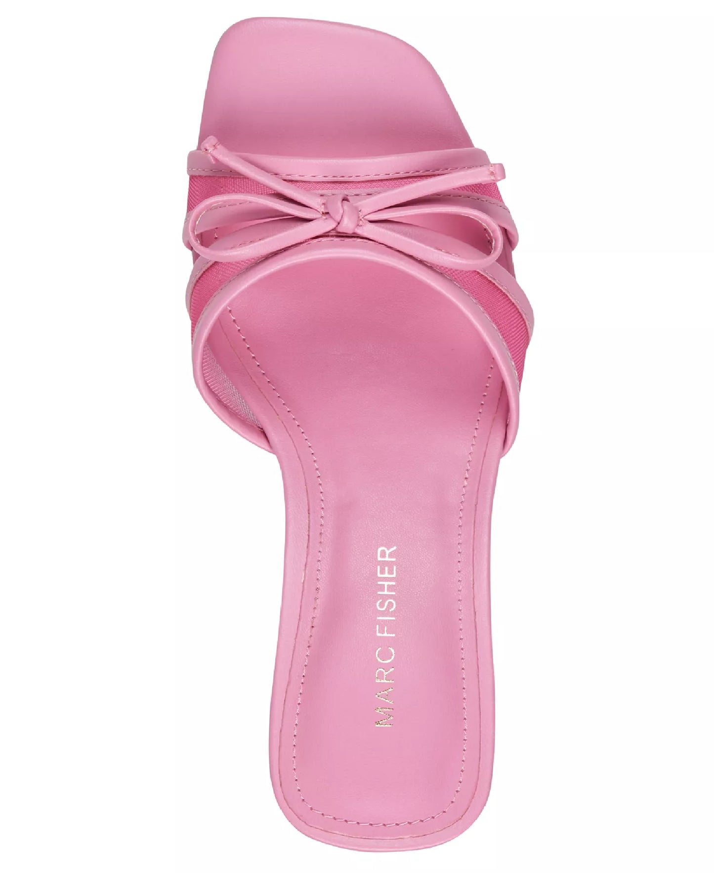 Marc Fisher Women's Delphy Slip-On Kitten Heel Dress Sandals  Pink Size 9