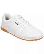 Dockers Men's Energy Lo Synthetic Lace-Up Sneakers  White/Gum Size 8