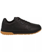 Dockers Men's Energy Lo Synthetic Lace-Up Sneakers  Black/Gum Size 8