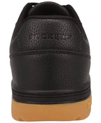 Dockers Men's Energy Lo Synthetic Lace-Up Sneakers  Black/Gum Size 8