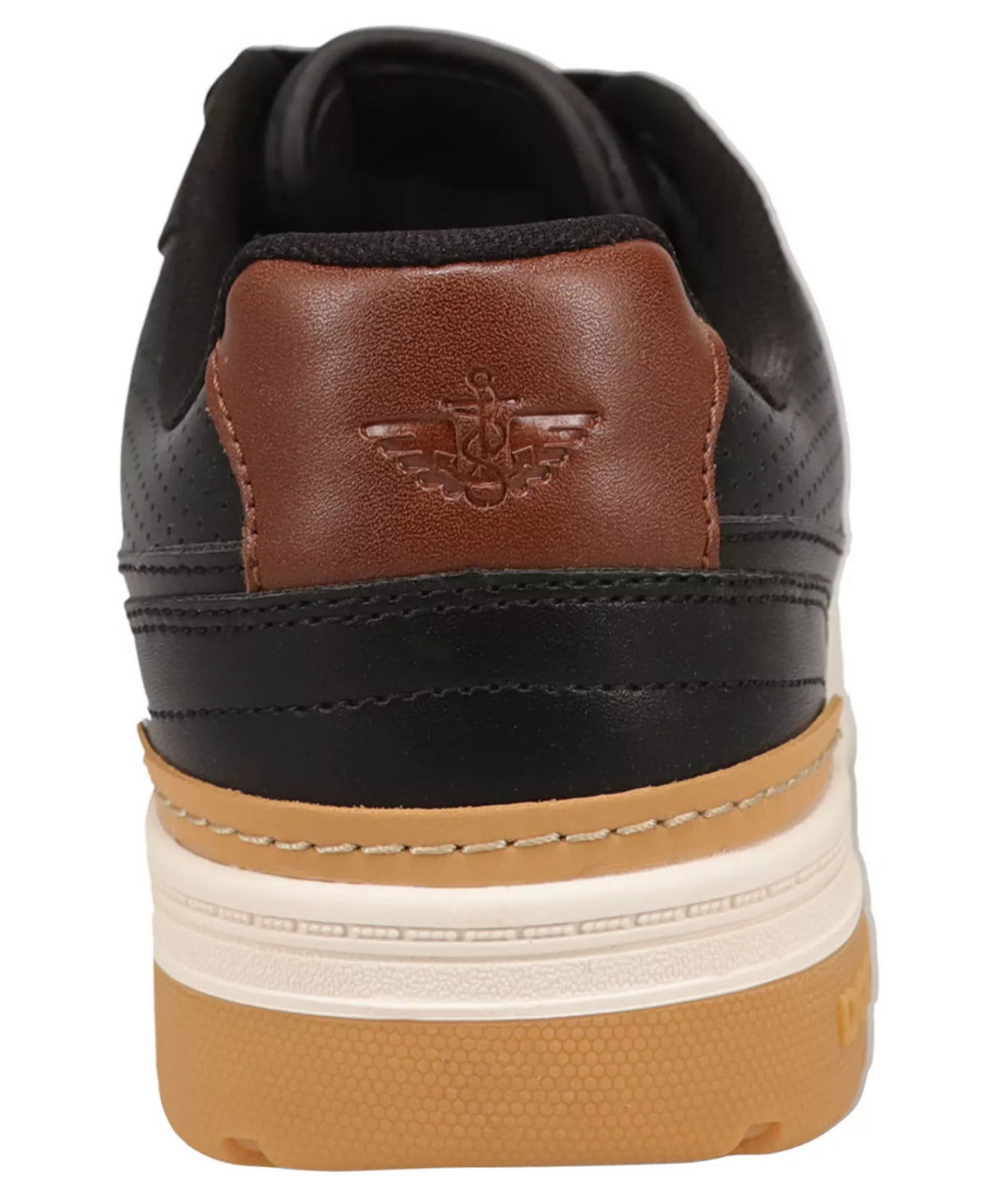 Dockers Men's Jarvis Synthetic Leather Casual Sneakers  Black Size 10.5