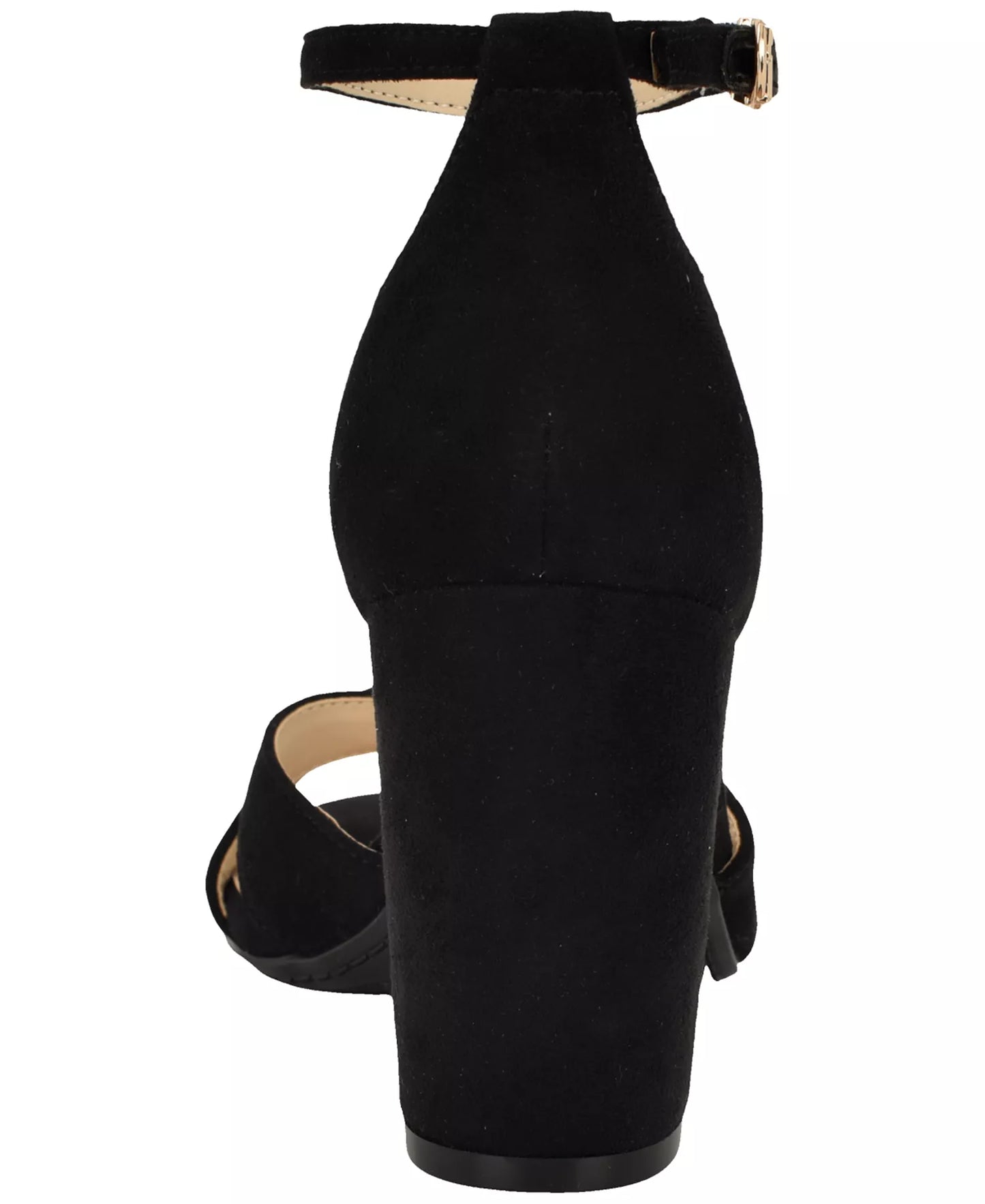 Tommy Hilfiger Women's Zuline High Block Heel Dress Sandals  Black Size 7.5
