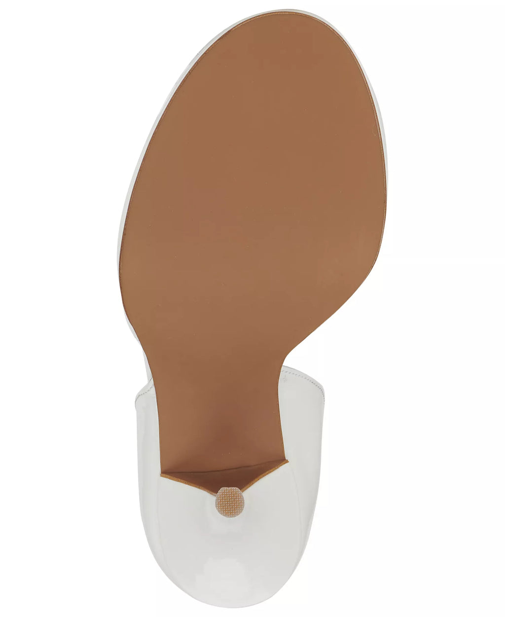 Jeffrey Campbell Women's Gouache Round Toe Dress Sandals  Off White Patent Size 7.5