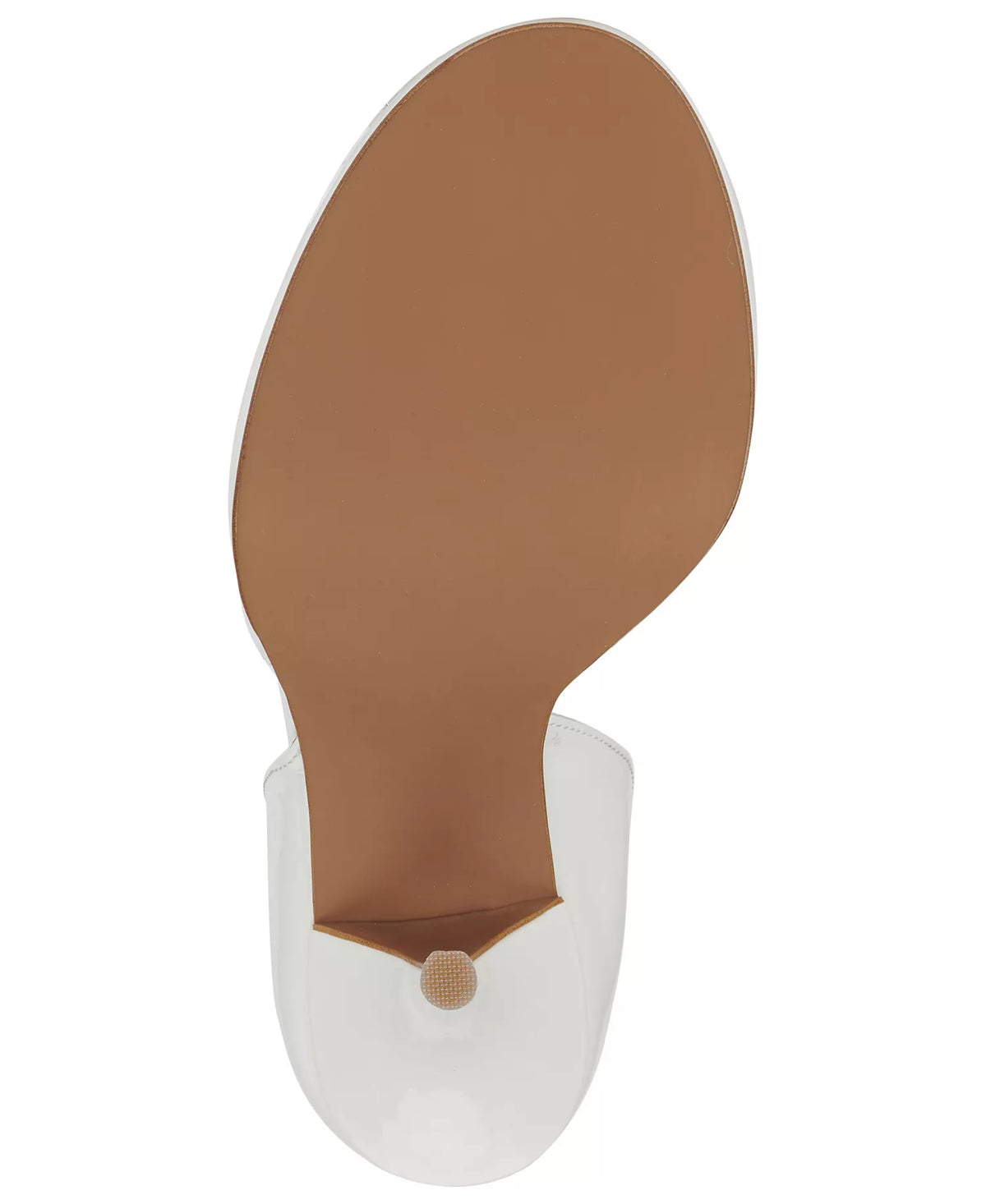 Jeffrey Campbell Women's Gouache Round Toe Dress Sandals  Off White Patent Size 7.5