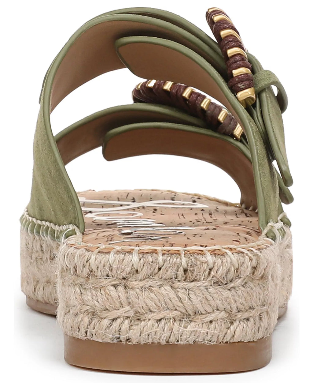 Sam Edelman Women's Tabbey Slip-On Sandals  Summer Olive Size 7