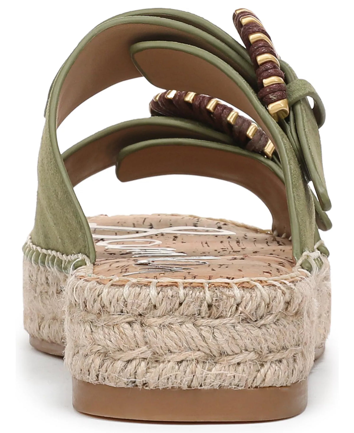 Sam Edelman Women's Tabbey Slip-On Sandals  Summer Olive Size 7