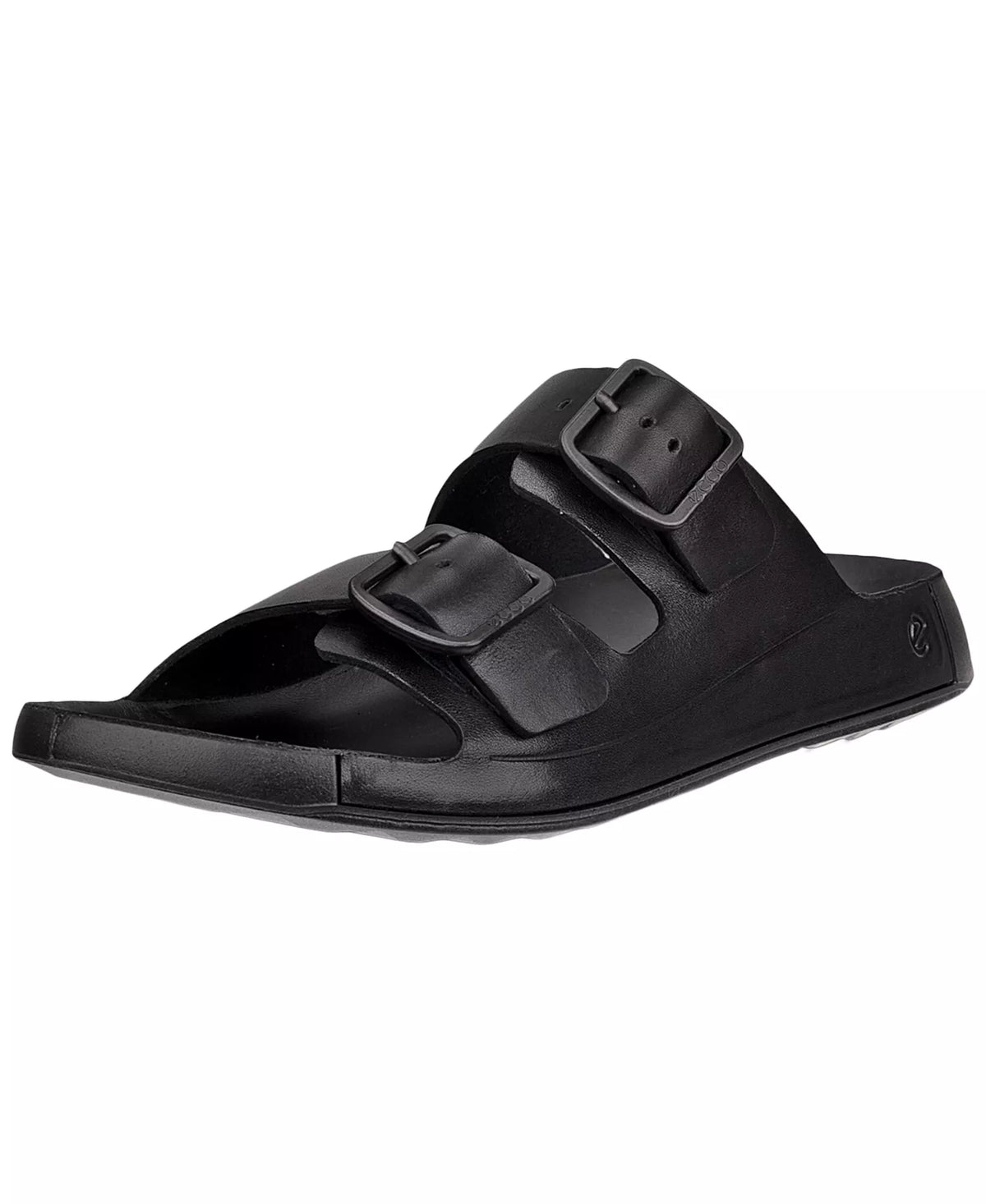 Ecco Men's Cozmo Buckle Slide Sandals  Black Size US10/10.5 - EU44