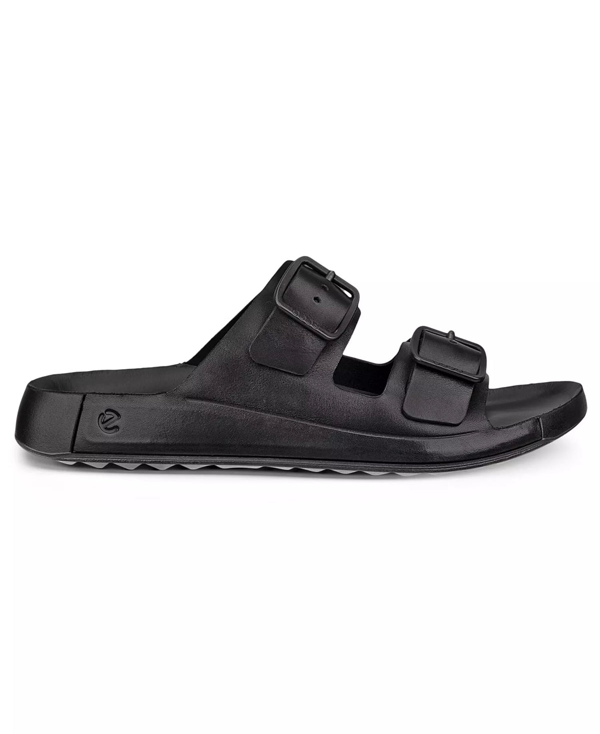 Ecco Men's Cozmo Buckle Slide Sandals  Black Size US10/10.5 - EU44