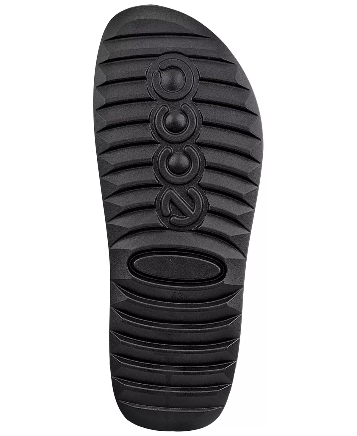 Ecco Men's Cozmo Buckle Slide Sandals  Black Size US10/10.5 - EU44