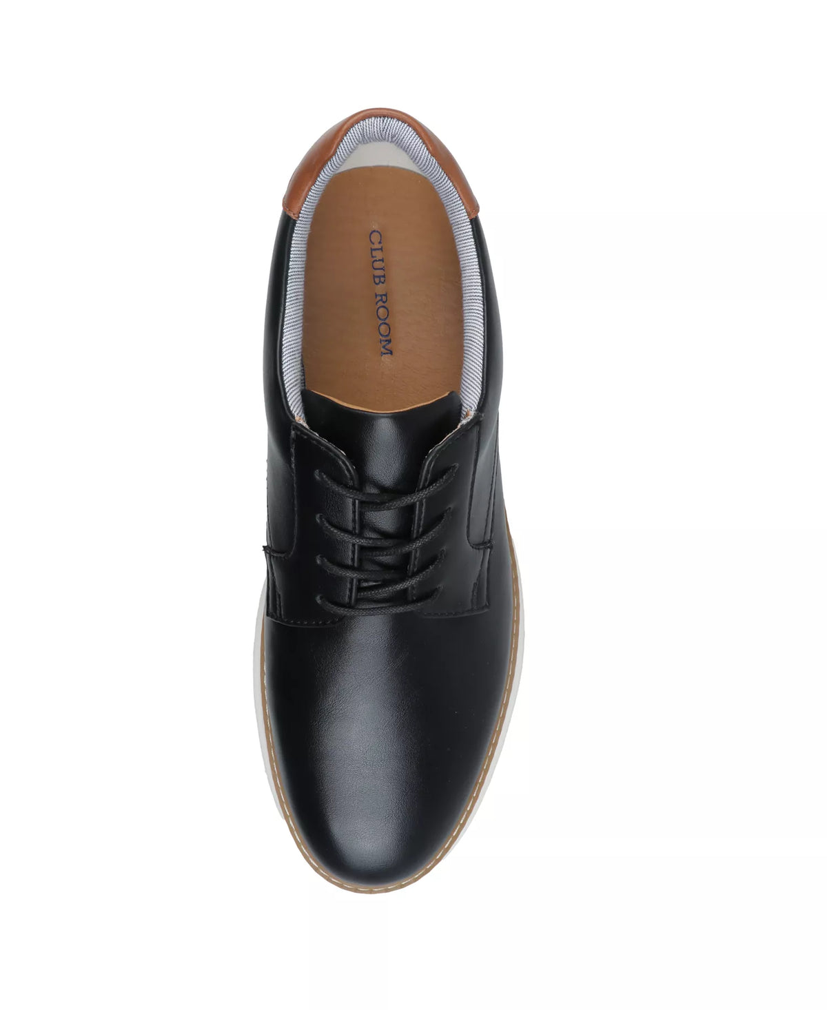 Club Room Men's Tarhy Casual Dress Shoes  Black Beauty Size 10.5