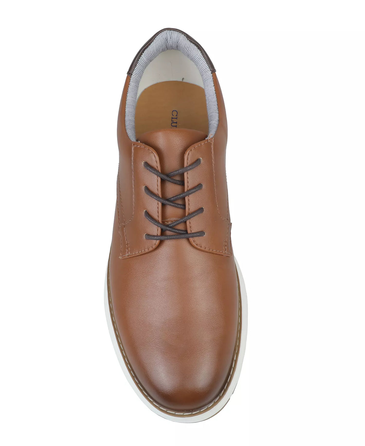 Club Room Men's Tarhy Casual Dress Shoes  Cognac Size 9.5
