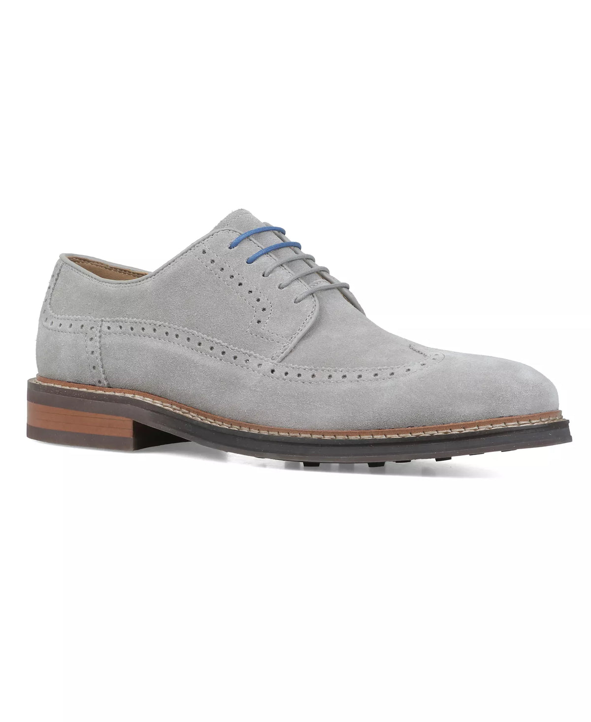 Bar III Men's Lace-Up Round Toe Dress Shoes  Gray Size 9.5
