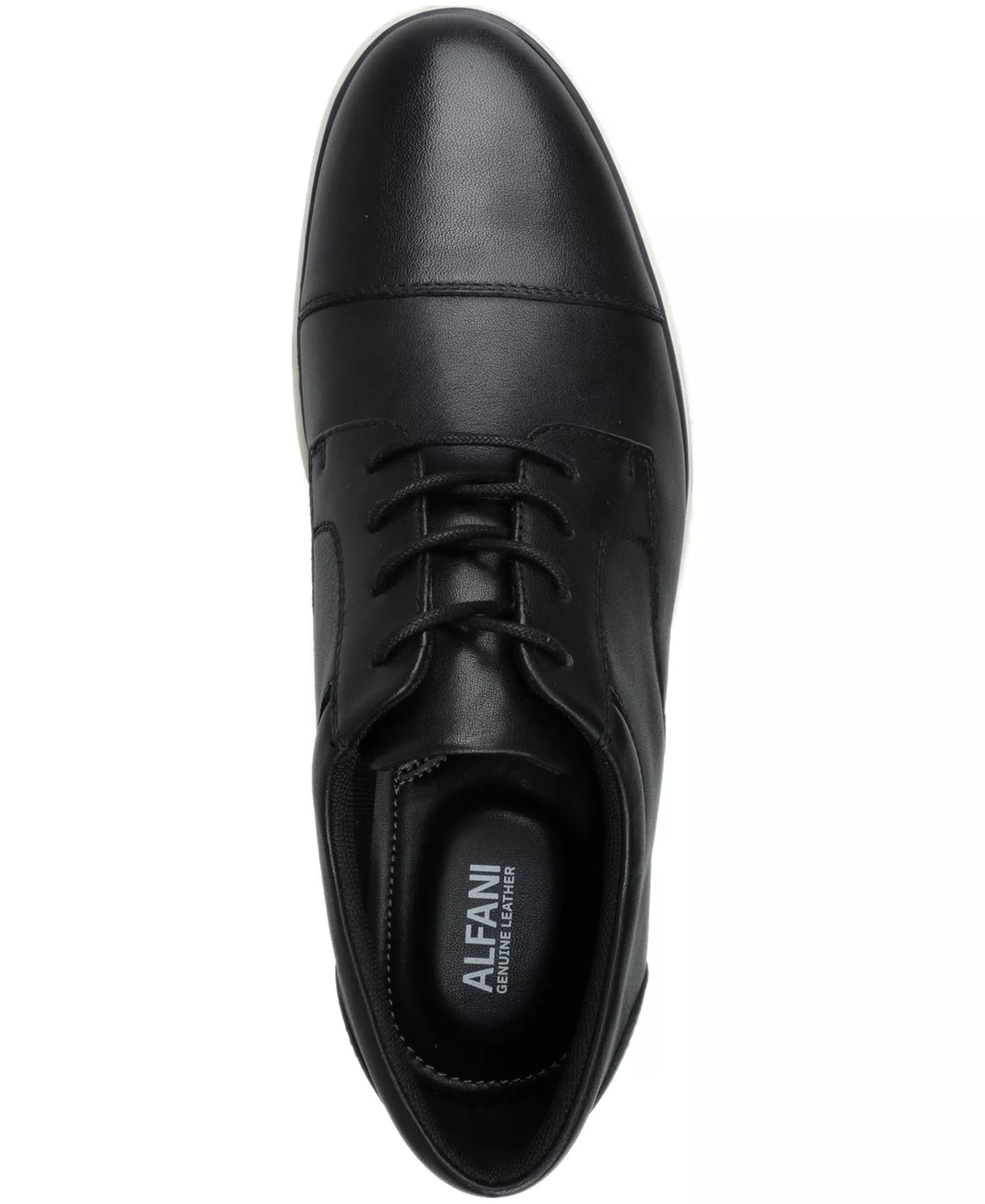 Alfani Men's Dayvid Dress Shoes   Black Leather Size 8