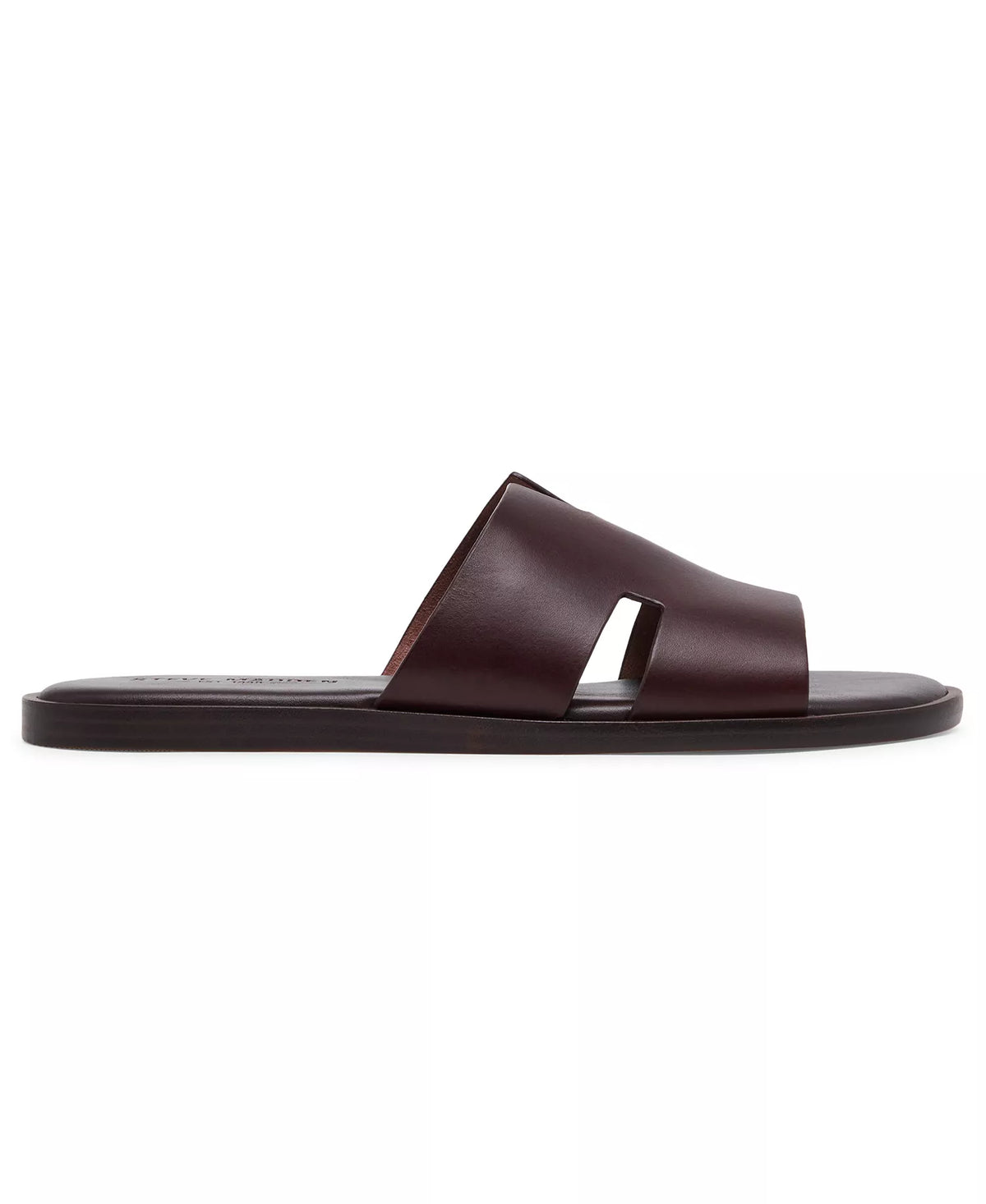 Steve Madden Men's Leone Round Toe Slippers  Brown Size 10