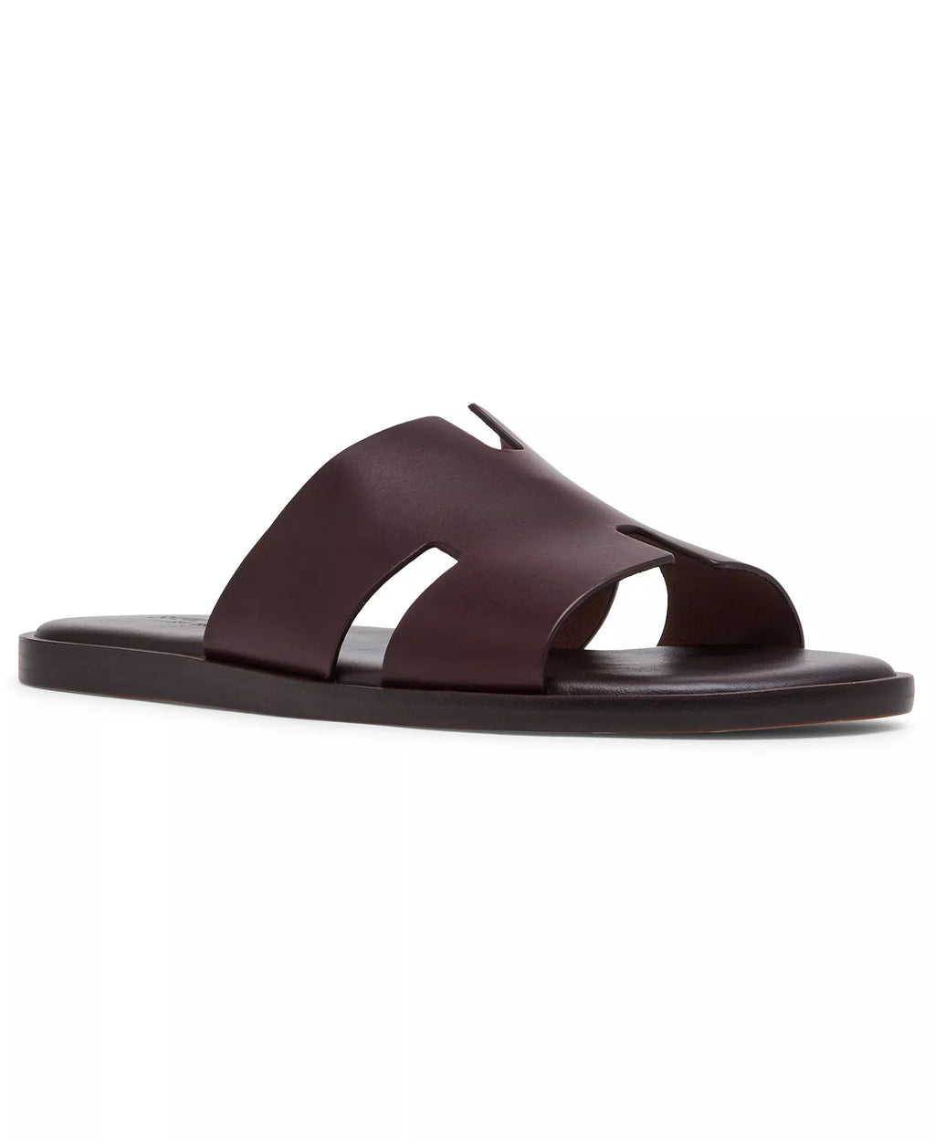 Steve Madden Men's Leone Round Toe Slippers  Brown Size 10