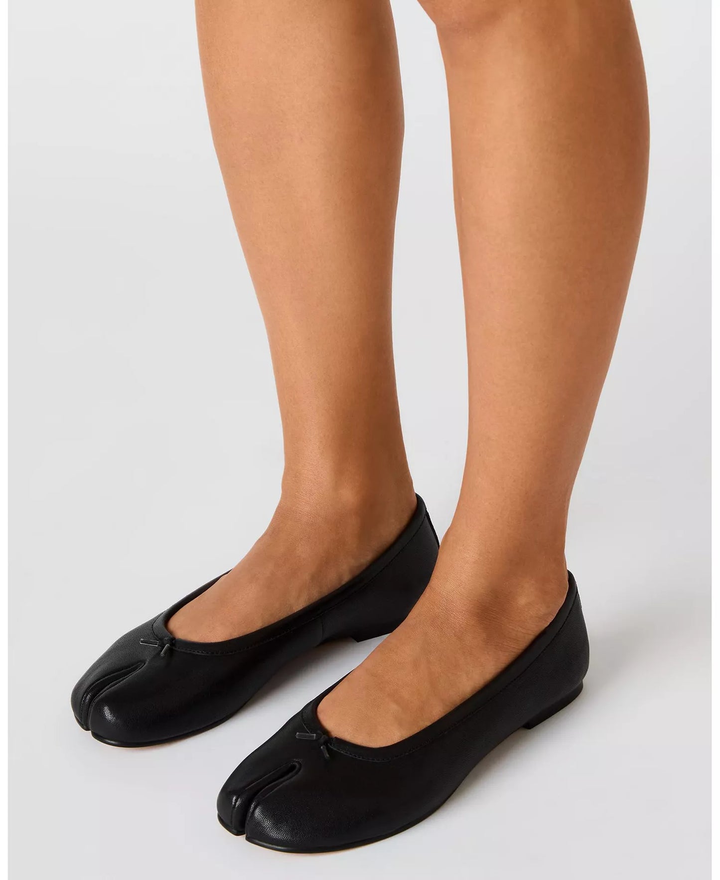 Steve Madden Women's Calico Split-Toe Ballet Flats  Black Size 9