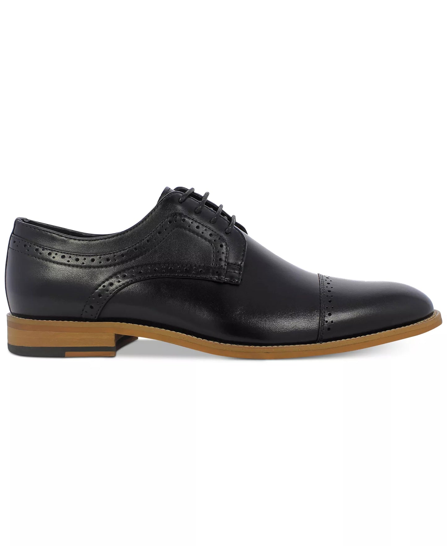 Stacy Adams Men's Dickinson Cap Toe Oxfords  Black Size 8