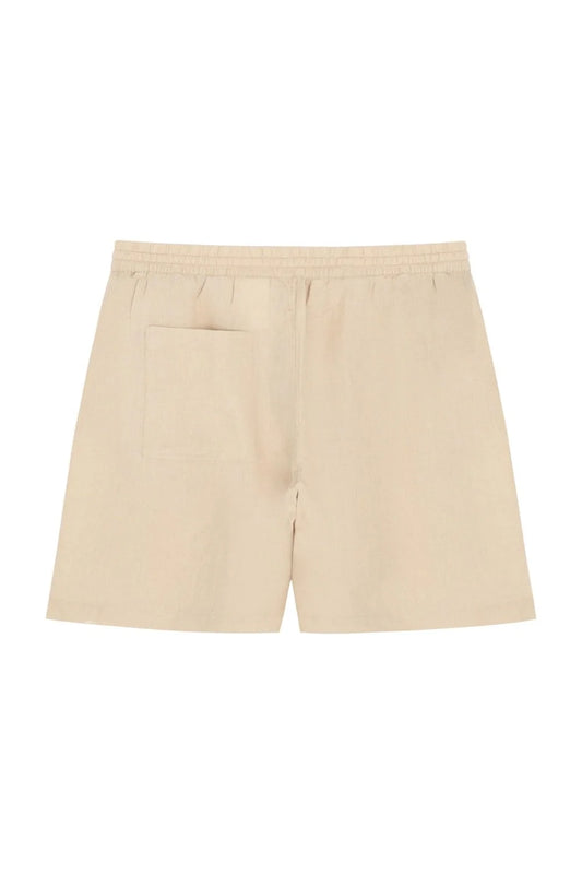Hugo Boss Men's C-Shorty Linen Drawstring Shorts  Beige Size XL