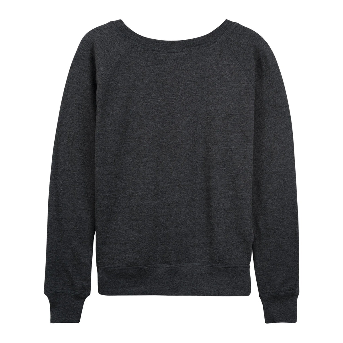DISNEY Women's Plus Peace Love Minnie French Terry Pullover  Charcoal Size 2XW (No Tag)