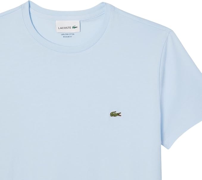 Lacoste Men's Short Sleeve Pima Jersey Crew Neck Tee  Rill Size XL