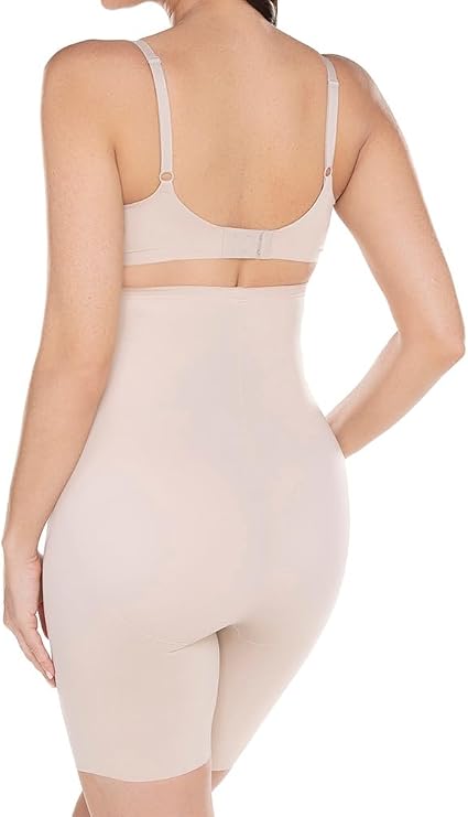 Miraclesuit Instant Tummy Tuck High-Waist Thigh Slimmer  Beige Size L