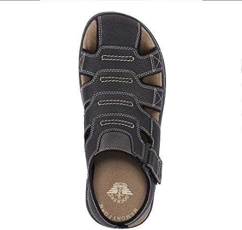 Dockers Men's Searose Fisherman Sandals  Color Black Size 14M