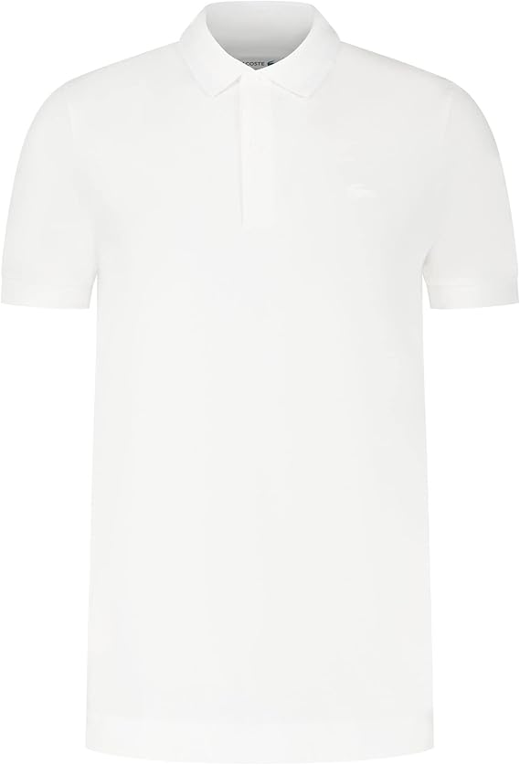 Lacoste Men's Regular-Fit Short Sleeve Polo Shirt  White Size XL