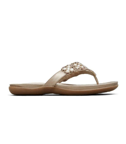 Kenneth Cole Reaction Women's Glam-athon Thong Sandal  Champagne Size 9.5