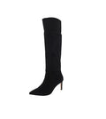 BCBGeneration Women's Marlo Suede Knee-High Boots  Color Black Size 8M