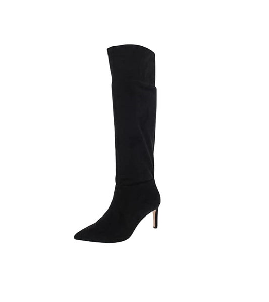 BCBGeneration Women's Marlo Suede Knee-High Boots  Color Black Size 8M