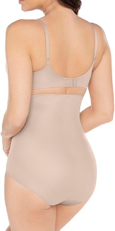 Miraclesuit Women's Shapewear Hi-Waist Brief Underwear  Nude Size XL