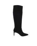 BCBGeneration Womens Marlo Padded Insole Pointed Toe Knee-High Boots  Color Black Micro Suede Size 6.5M