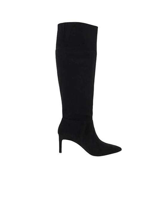 BCBGeneration Womens Marlo Padded Insole Pointed Toe Knee-High Boots  Color Black Micro Suede Size 6.5M