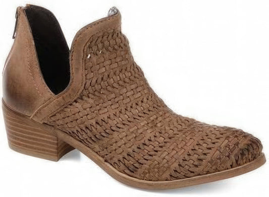 JC Journee Collection Women's Dako Booties  Color Brown Size 8M