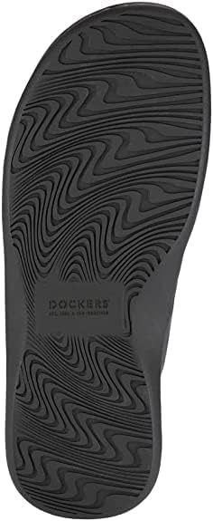 Dockers Men's Laguna Flip-Flop Sandals  Dark Tan Size 10