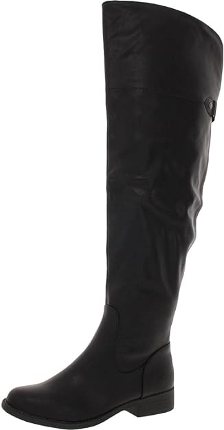 Sun + Stone Women's Allicce Wide-Calf Over-The-Knee Boots  Color Black Size 7M