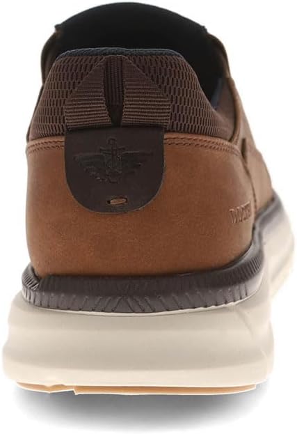 Dockers Men's GO-TIME Active Rebound Slip-On Sneakers  Dark Tan Size 10.5