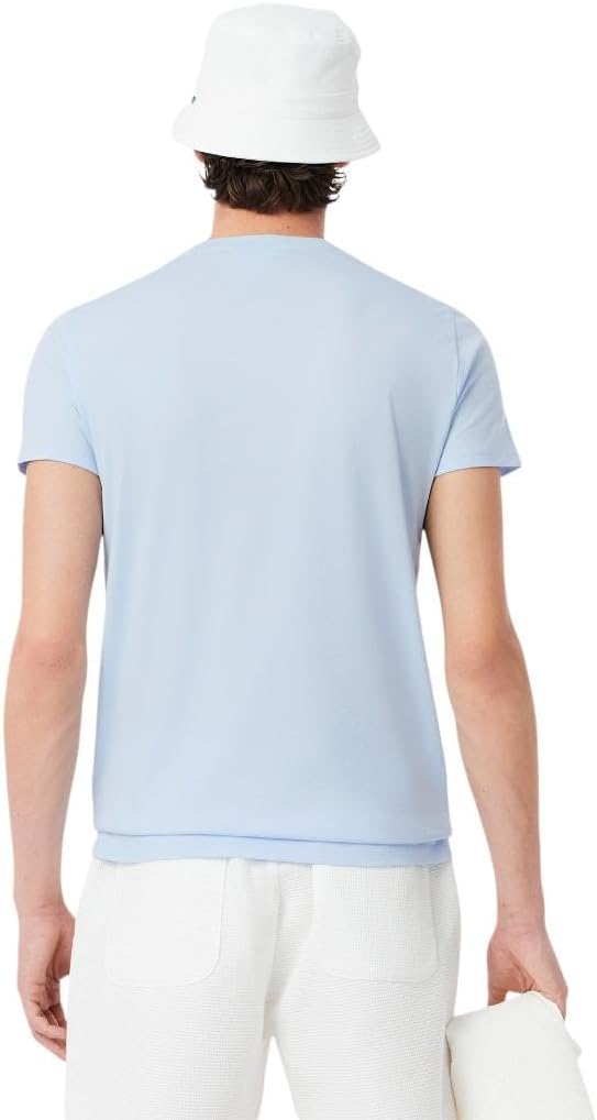 Lacoste Men's Short Sleeve Pima Jersey Crew Neck Tee  Rill Size XL
