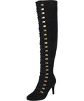 Journee Collection Women's Trill Almond Toe Over-the-knee Boots  Color Black Size 8M