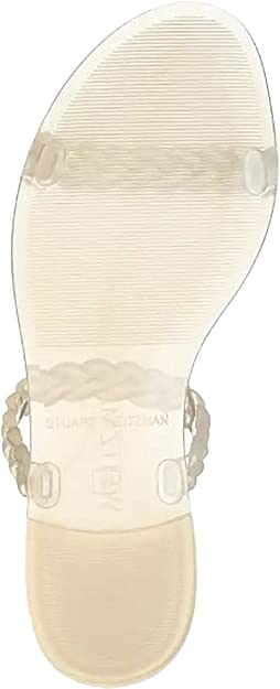 Stuart Weitzman Womens Braida Open Toe Slip On Jelly Sandals  Color Poudre Size EU 37.5/US 7