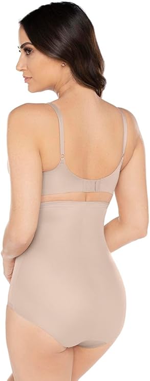 Miraclesuit Women's Shapewear Hi-Waist Brief Underwear  Nude Size XL