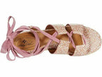 Patricia Nash Women's Riva Wedge Sandals  Color Blush Bouquet Size 5.5M