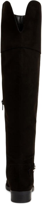 Style & Co Women's Lessah Faux Suede Almond Toe Knee-High Boots  Color Black Micro Size 8M