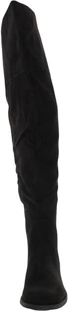 Sun + Stone Women's Allicce Wide-Calf Over-The-Knee Boots  Color Black Micro Size 8M